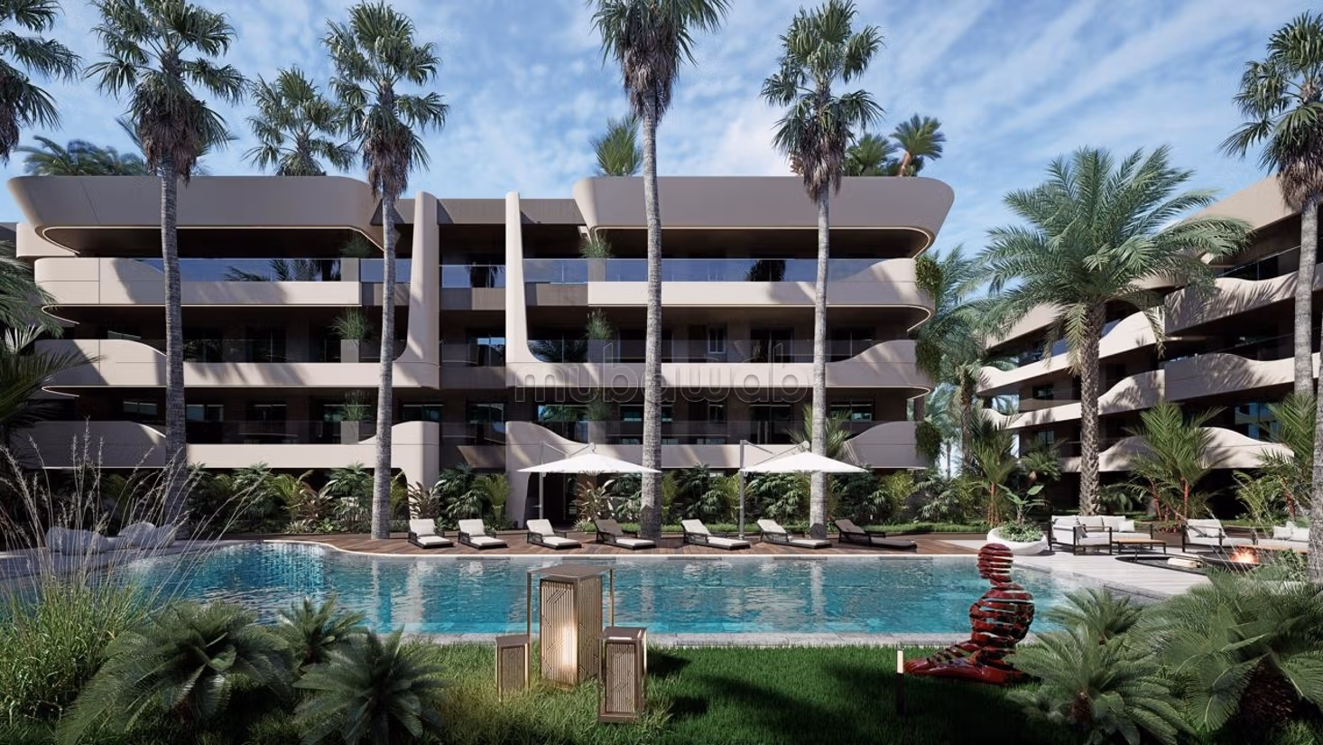 Résidence neuve, boulevard Mohammed VI — vue 3